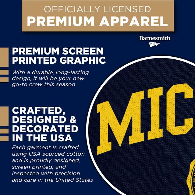 Image of Ivysport Crewneck Sweatshirt for College, Heritage Logo, Color, Adult Unisex