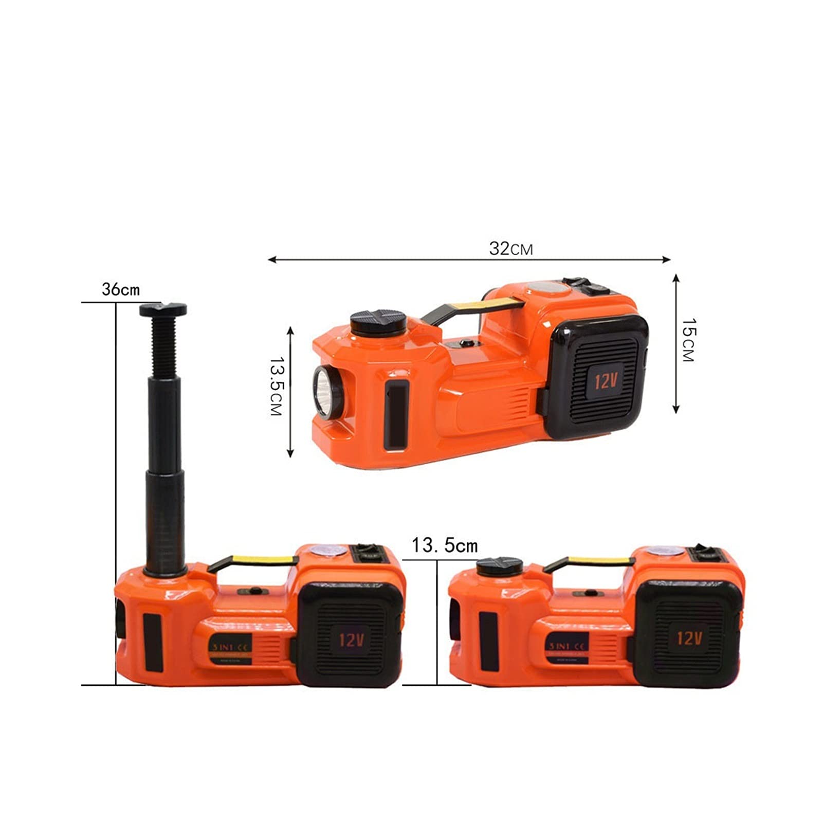 Podnośnik hydrauliczny, Electric Jack hydrauliczne Hydraulic Vehicle Jacks poziome montowane do pojazdów ręczne