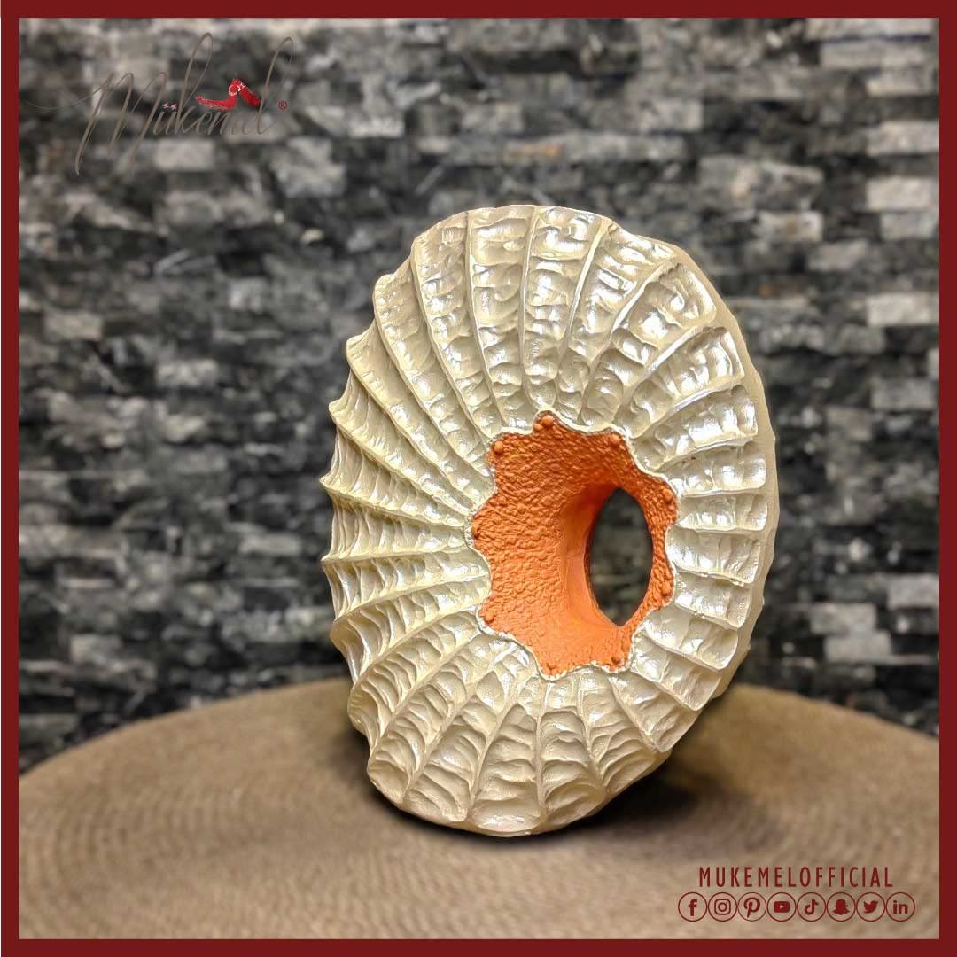 Shells by The Sea (Deko-Set, Meereswunder, handgefertigte Pflanzen, Umzugsgeschenk, Wohnkultur, farbige Skulptur) Designs – STB0012/13 (Koralle)