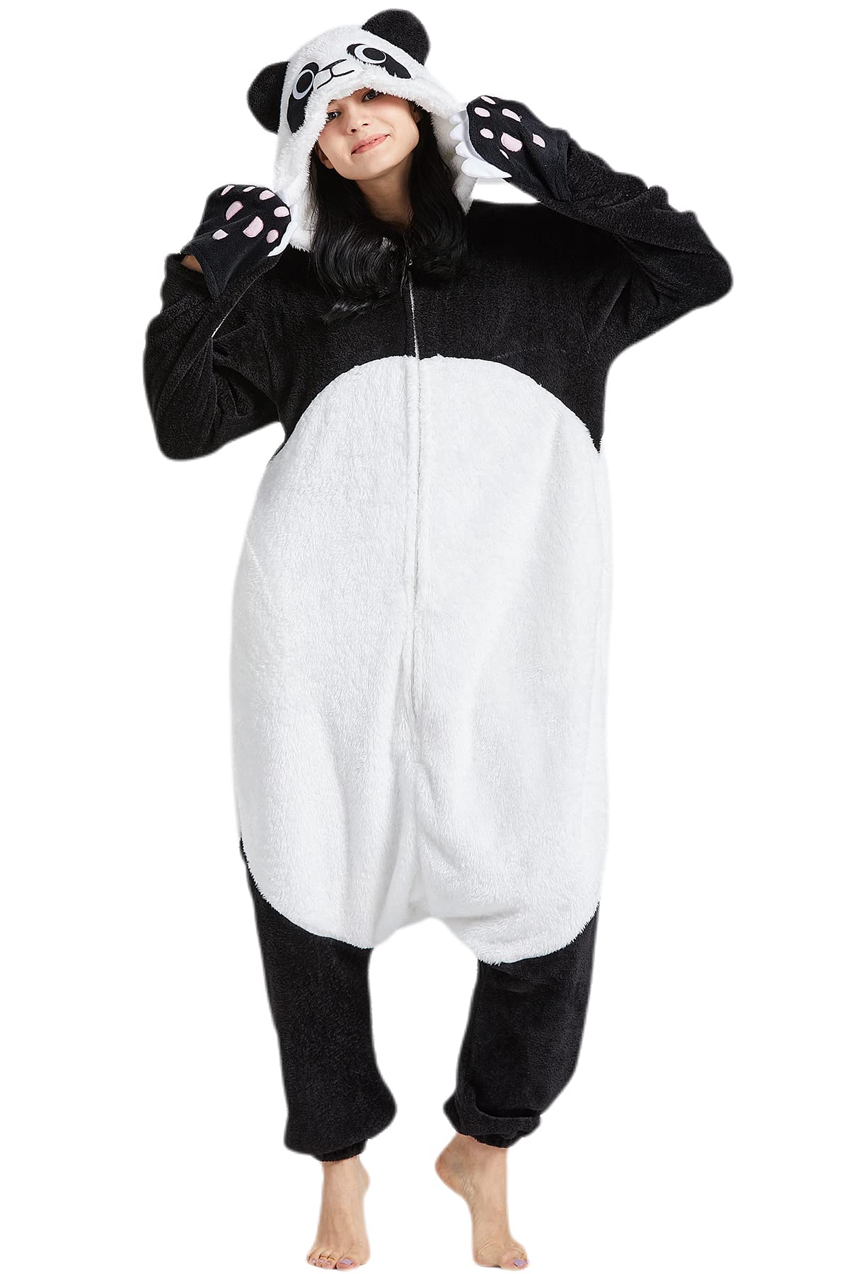 DarkCom Unisex Adult Cosplay Animal Onesie Kigurumi Costumes One Piece Pajamas Carnival Sleepwear