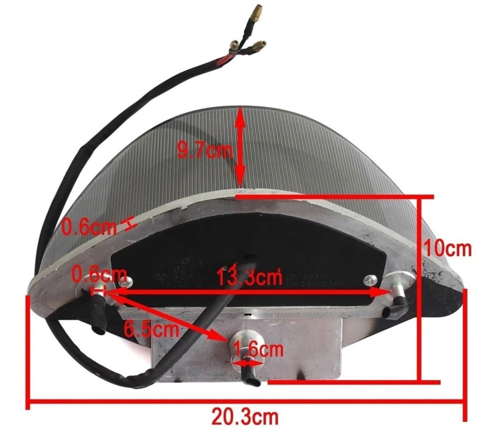 Feux Arrière Freinage Moto Feu Arrière De Moto LED Accessoires Indicateur Clignotants Feux Jour