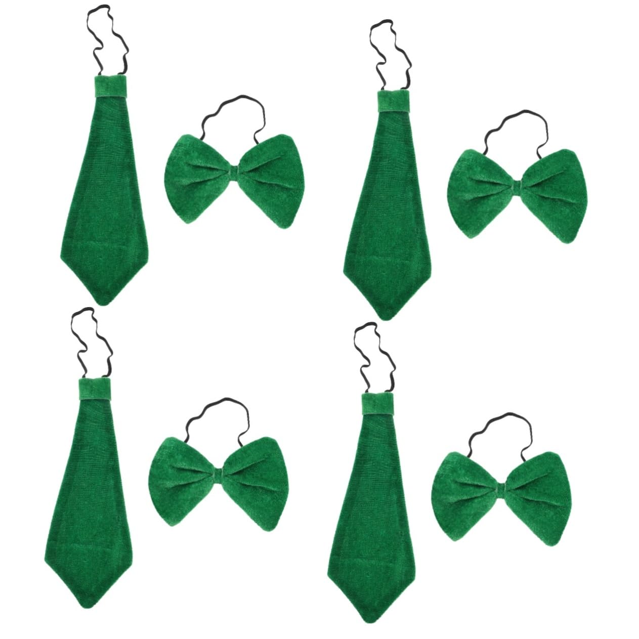 Holibanna Corbata Verde Pajaritas Para Hombres Pajarita De Terciopelo Alfiler Pañuelos De Bolsillo Para Hombres Atar Patas Arco Calle. Corbata De Lazo Del Día De Patricks Green Tela