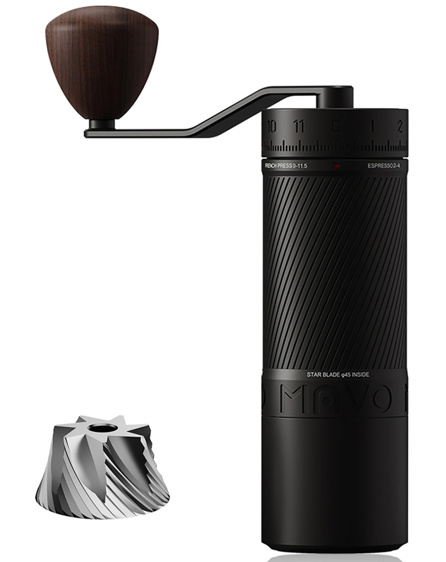 Amazon | MAVOCOFFEE PHANTOX PRO 手動コーヒーミル (ブラック