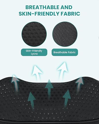 Miniatura 8 de Nekteck Masajeador de pies beige FM03 y masajeador de cuello vibrante NM08 Bundle