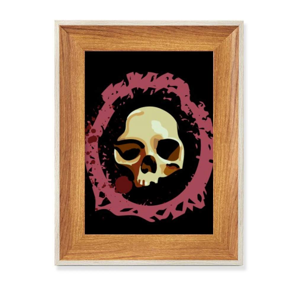 Tableau crâne réaliste en bois pour sublimer votre bureau à Halloween