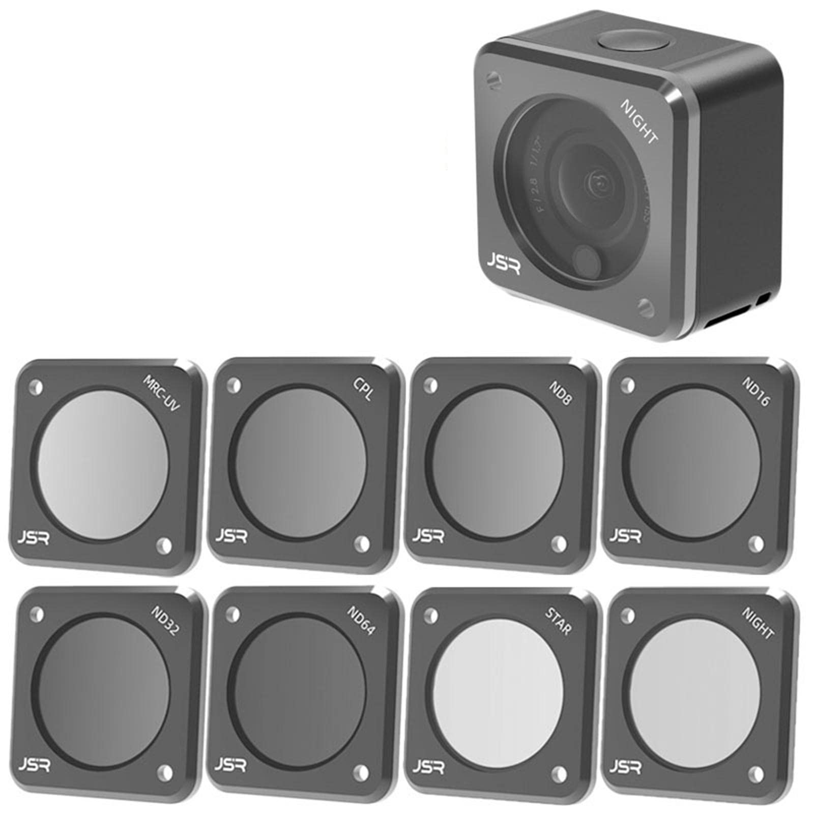 Filter Multi-Resistant Multi-Layer Coating for DJI Action 2 Camera Photos ND64PL-image-42