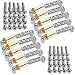Lsgoodcare 10Pack Sliver 96MM/3.8 Inch Europe Simple U Shape Style Crystal Glass Furniture Door Drawer Pull Handle Cabinet Pull Handle Kitchen Knobs