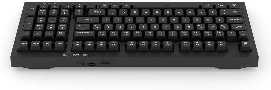 Hawk Gaming HK210 Membrane Rainbow Type C Wired Full Turkish Gaming Keyboard (Black)