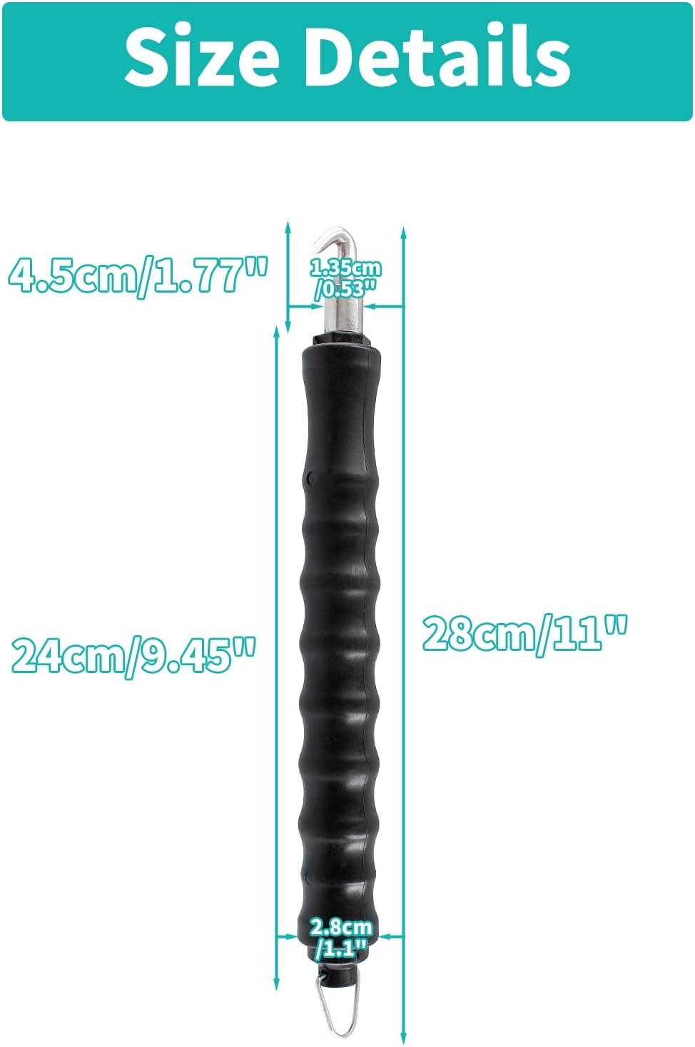 Automatic Rebar Tie Wire Twister, Black image 2