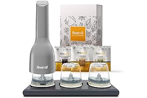 FinaMill Spice Grinder Set: The Ultimate Culinary Experience with Freshly Ground Spices