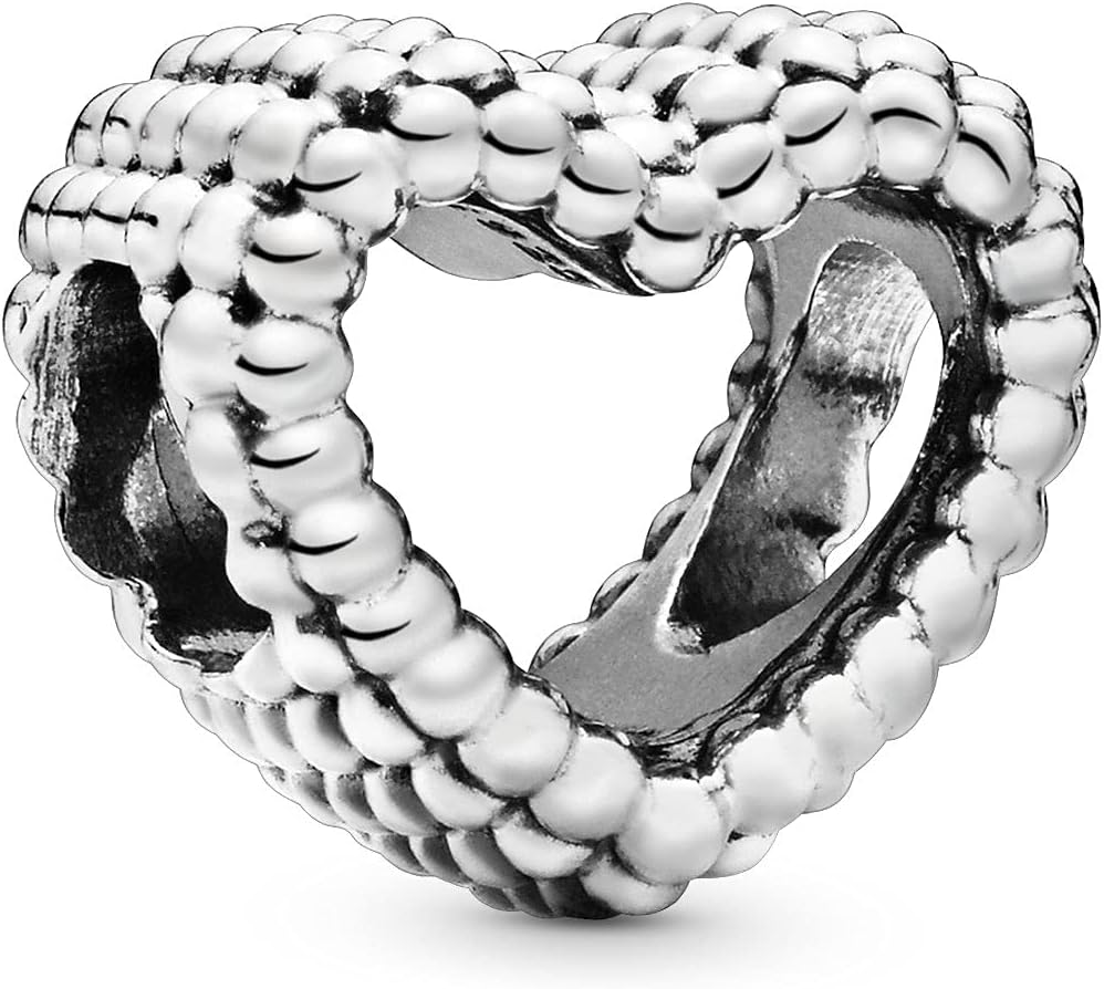 Pandora Purely Beaded Open Heart Charm