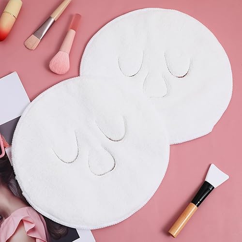 Miniatura 9 de Calentador de toallas facial reutilizable: toallas faciales de spa, compresas frías y calientes, toalla de vapor facial antienvejecimiento,