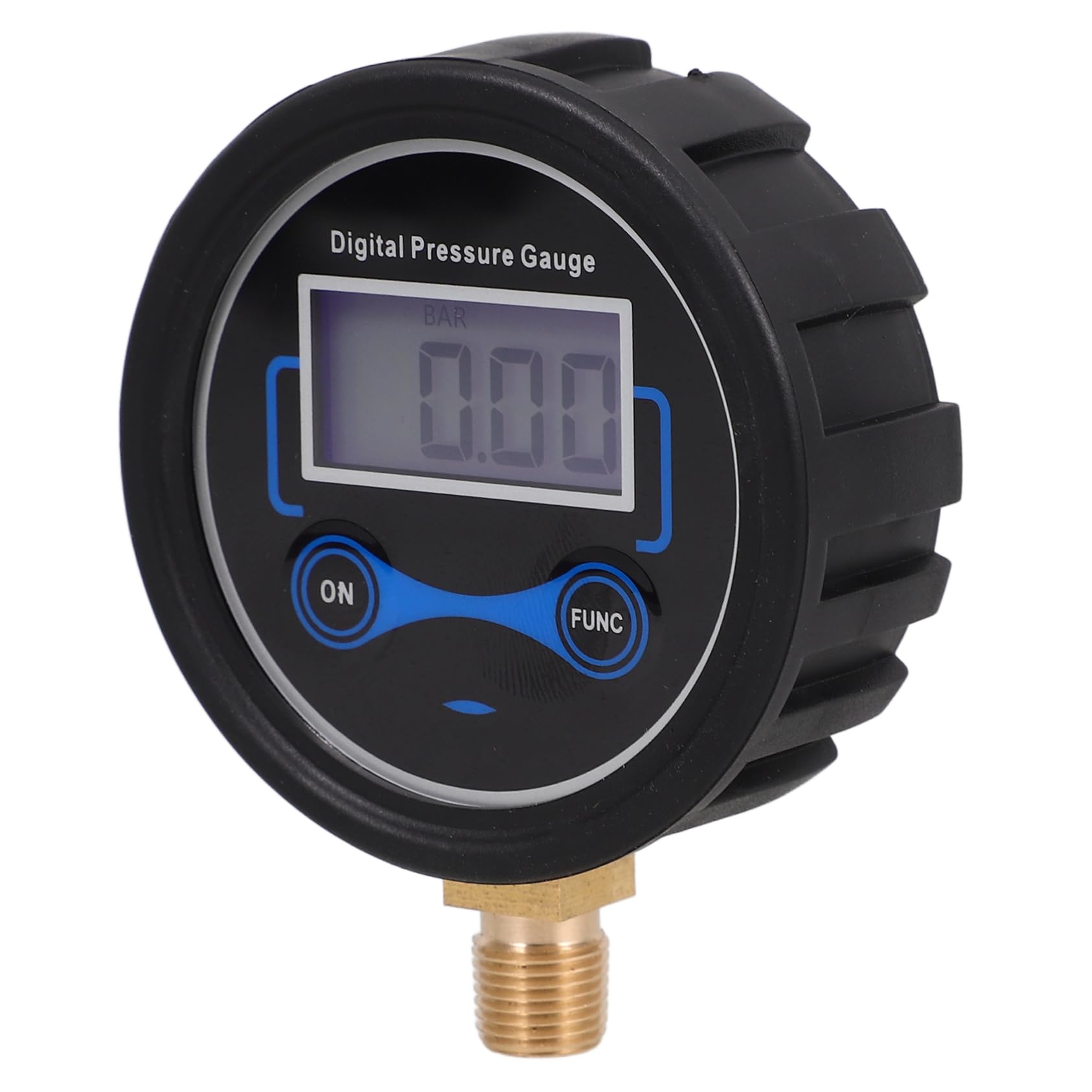 ABOOFAN 3 Stück Digital Display Manometer Luftdruck mit Reifendruckprüfgerät Werkzeug Messgerät Druckanzeige Druckwächter Reifendruckmesser auto prüfgerät Auto-Druckmonitor Plastik Schwarz