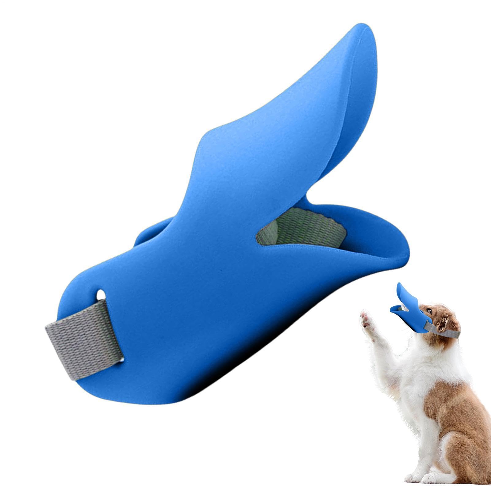 Anti-Biting Muzzle for Dogs, Silicone Duck Mouth Dog Muzzle