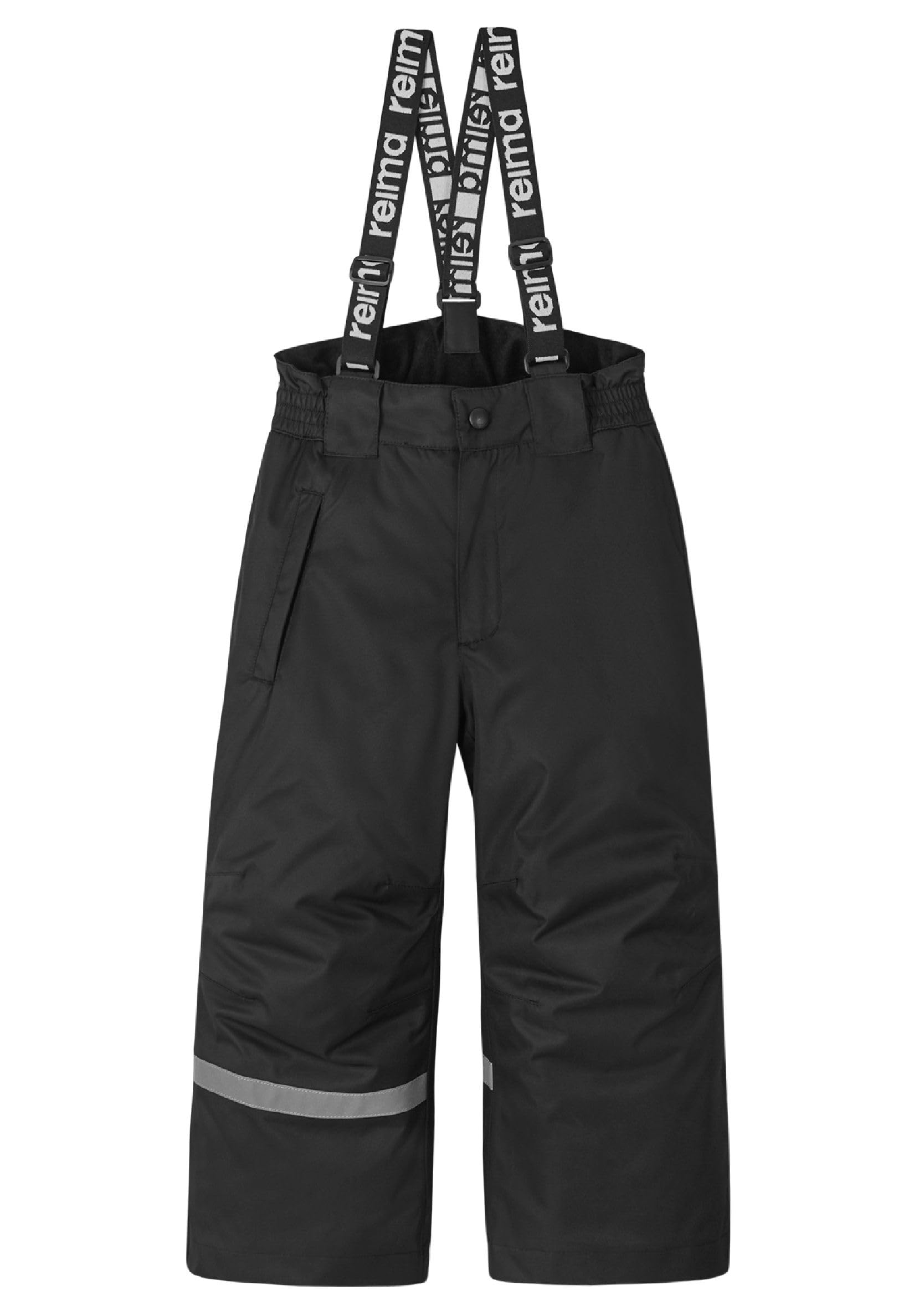 Reima Tuokio Schneehose für Kinder, gefütterte Hose für Kleinkinder (Mädchen und Jungen), aus elastischem Material und mit Fußschlaufen Black 98