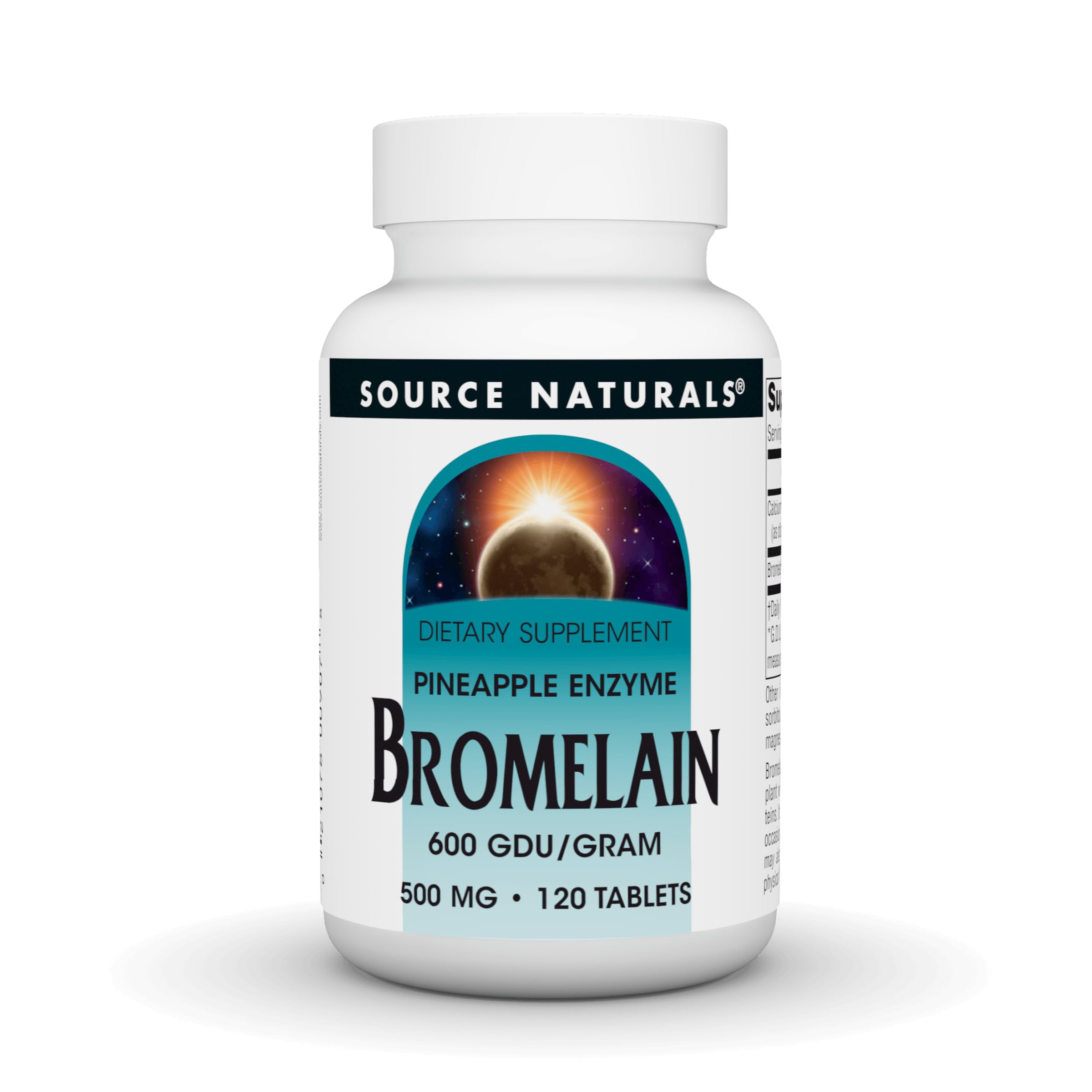 Source Naturals Bromelain, 500mg - 120 Tablets 120 Count (Pack of 1)