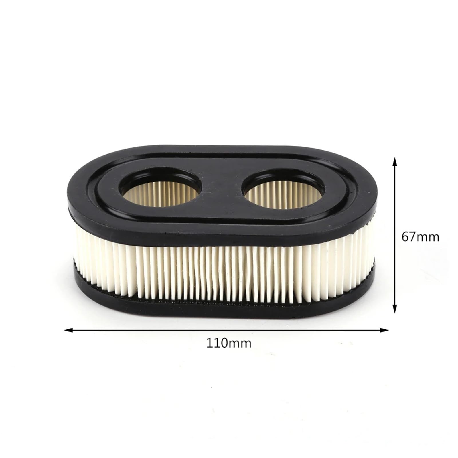 Compatible con Briggs, compatible con Briggs Stratton 593260 798339, 10 elementos de filtro de aire for cortacésped