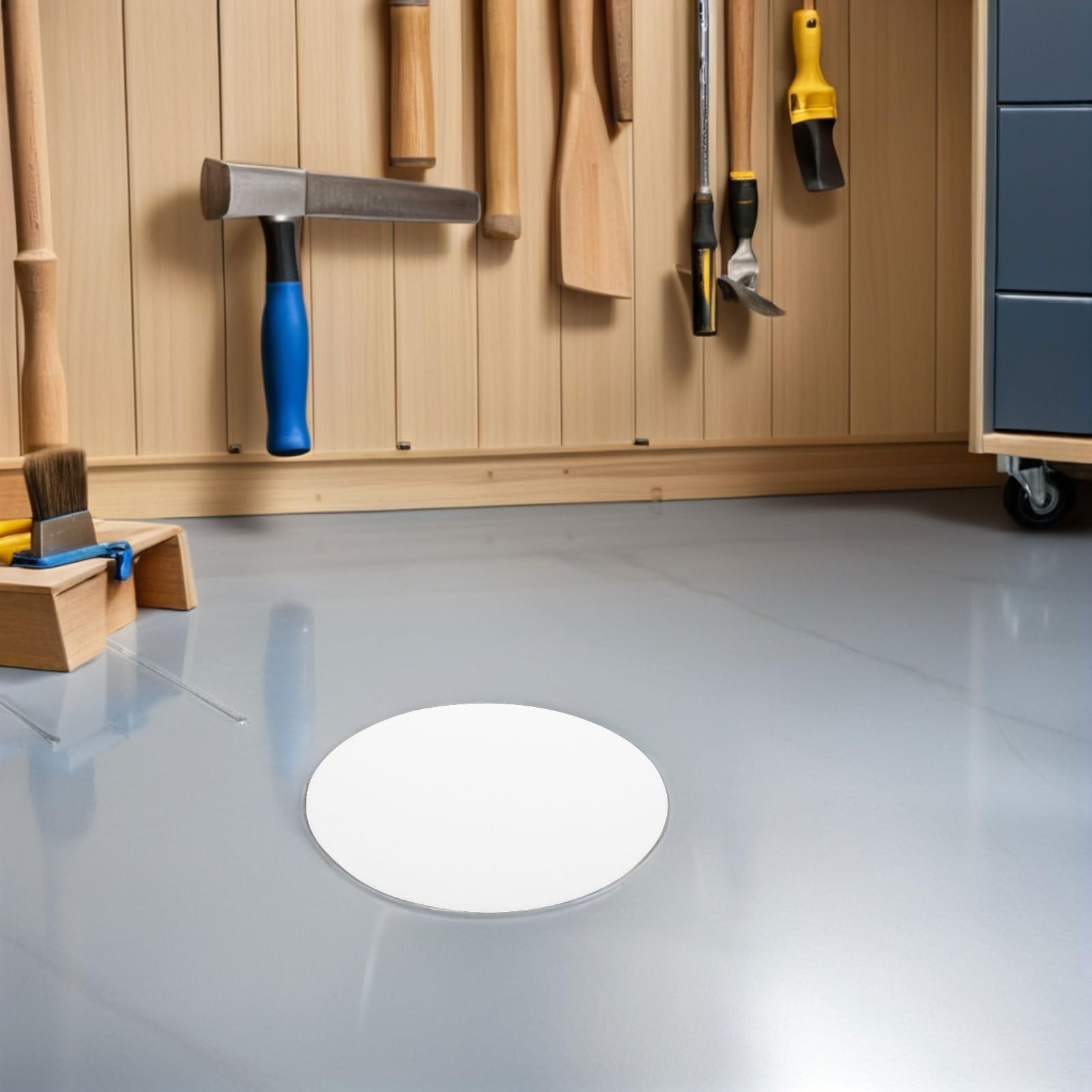 iplusmile Difusor de panel de luz circular acrílico 39,5 cm, 2 piezas con bordes redondeados, para dormitorios y salas de, fácil instalación y superficie translúcida