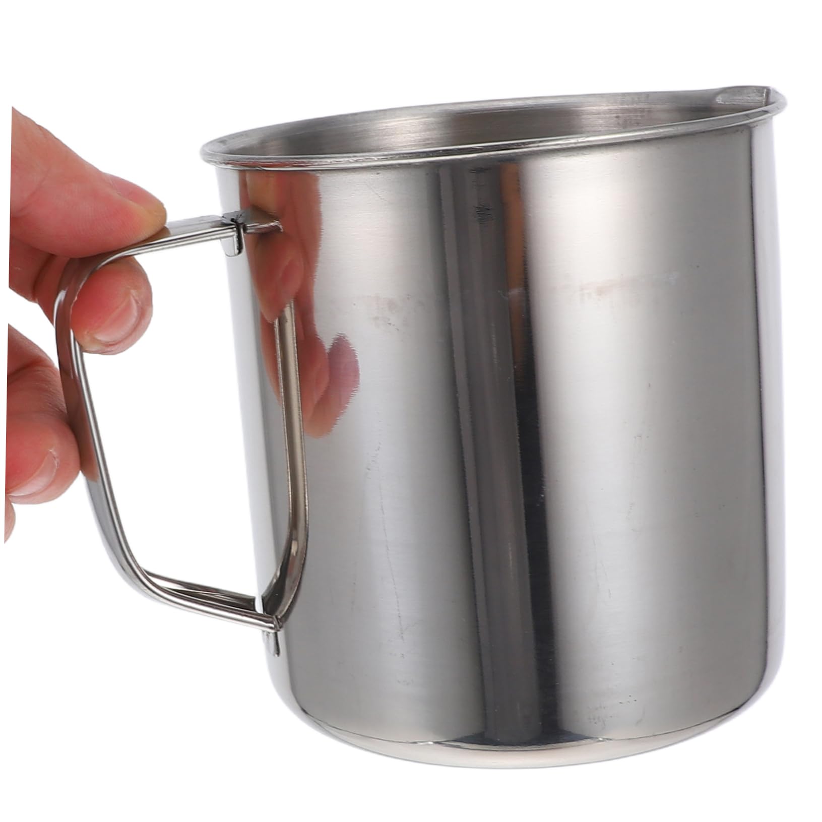 HEALLILY 2 Misurini da Laboratorio in Acciaio Inox 500ml e 1000ml, Leggeri Marcature Chiare, per Cucina e Usi Medici