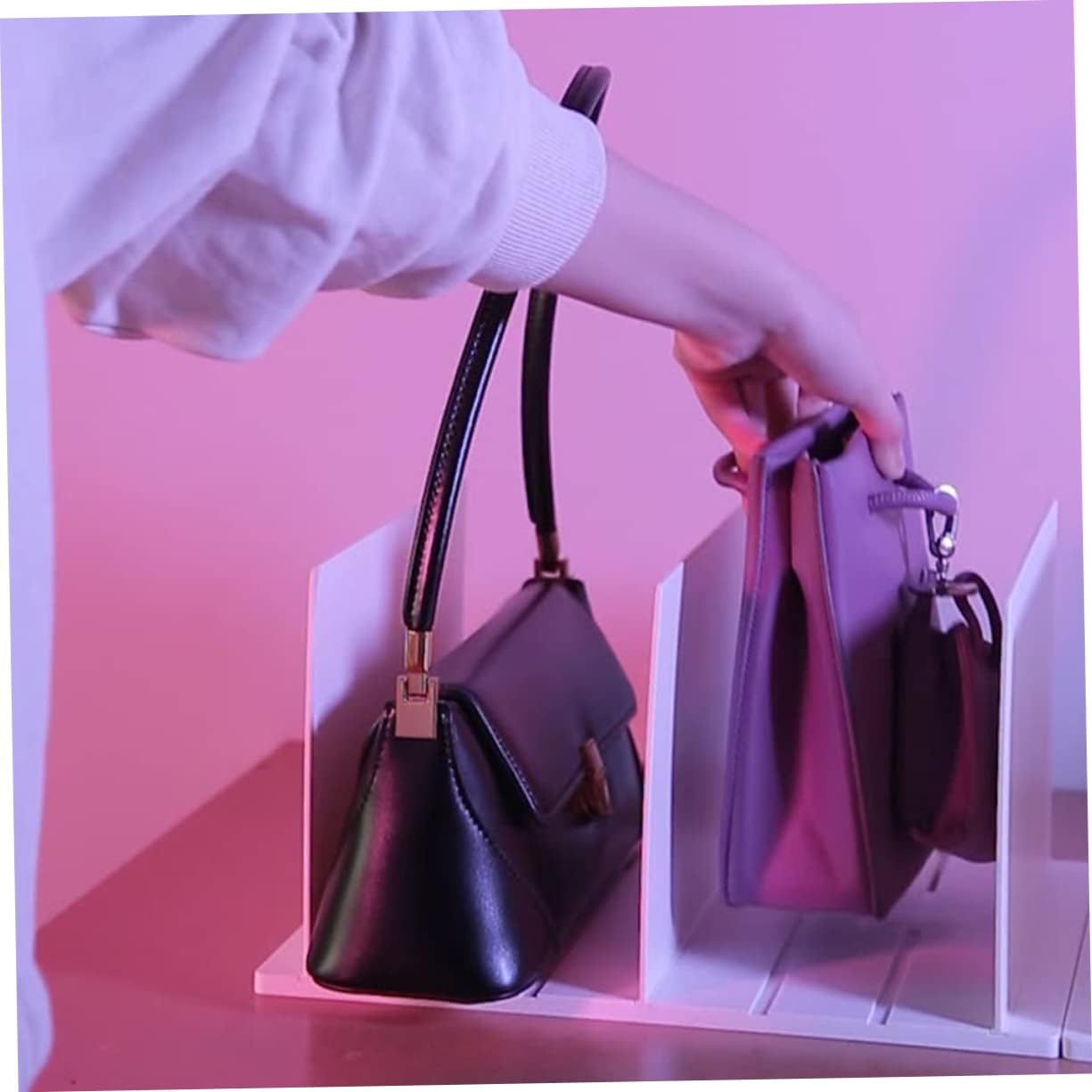 Closet Shelf Dividers Sturdy Organizers for Clothes Books and Kitchen Cabinets Partition Separators for Neat Closet Organization and Efficient Storage