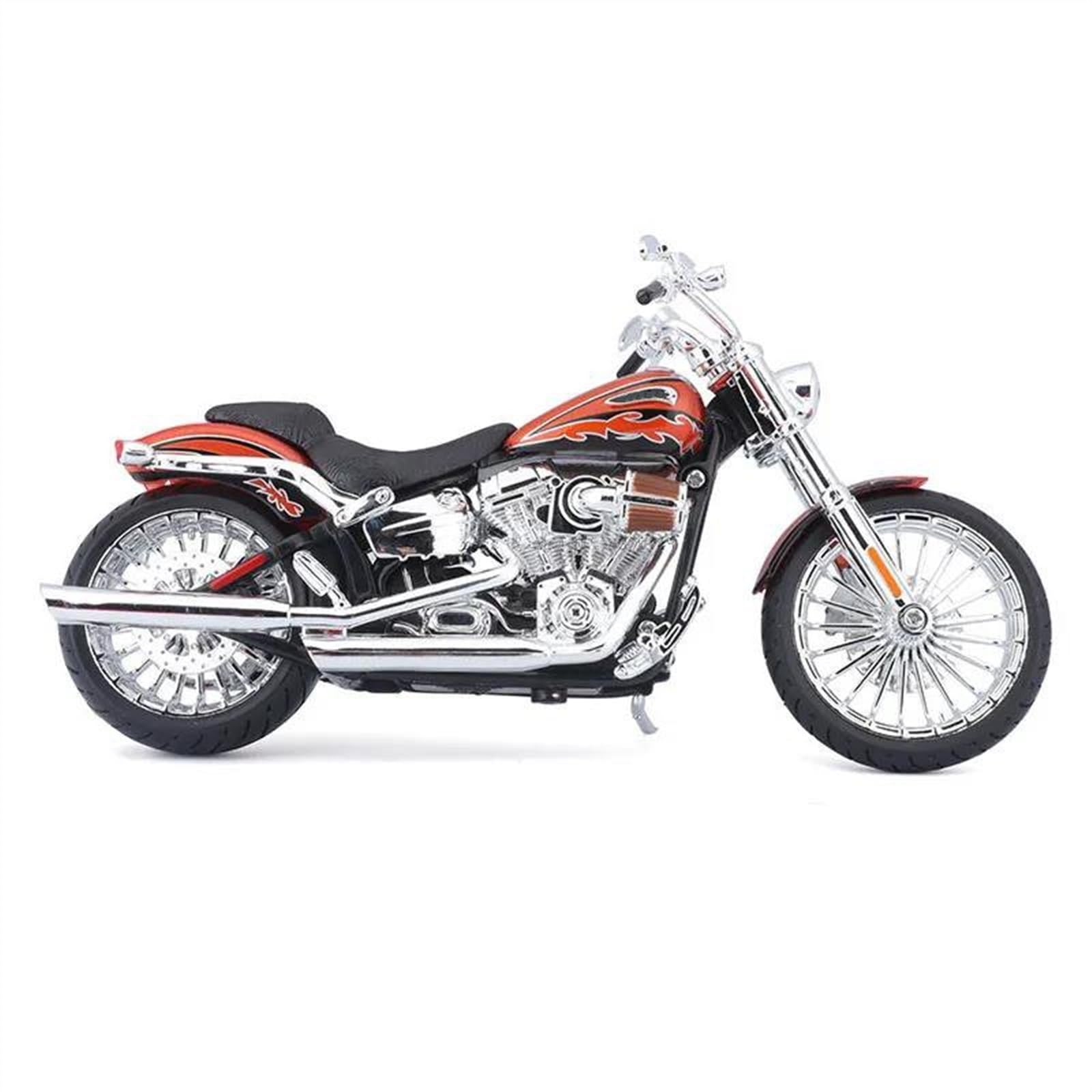 SEYXF Motorbike Toy Motorcycle Simulation Diecast Model Collection Gift 1/12 for Harley for Davidson CVO Breakout 2014
