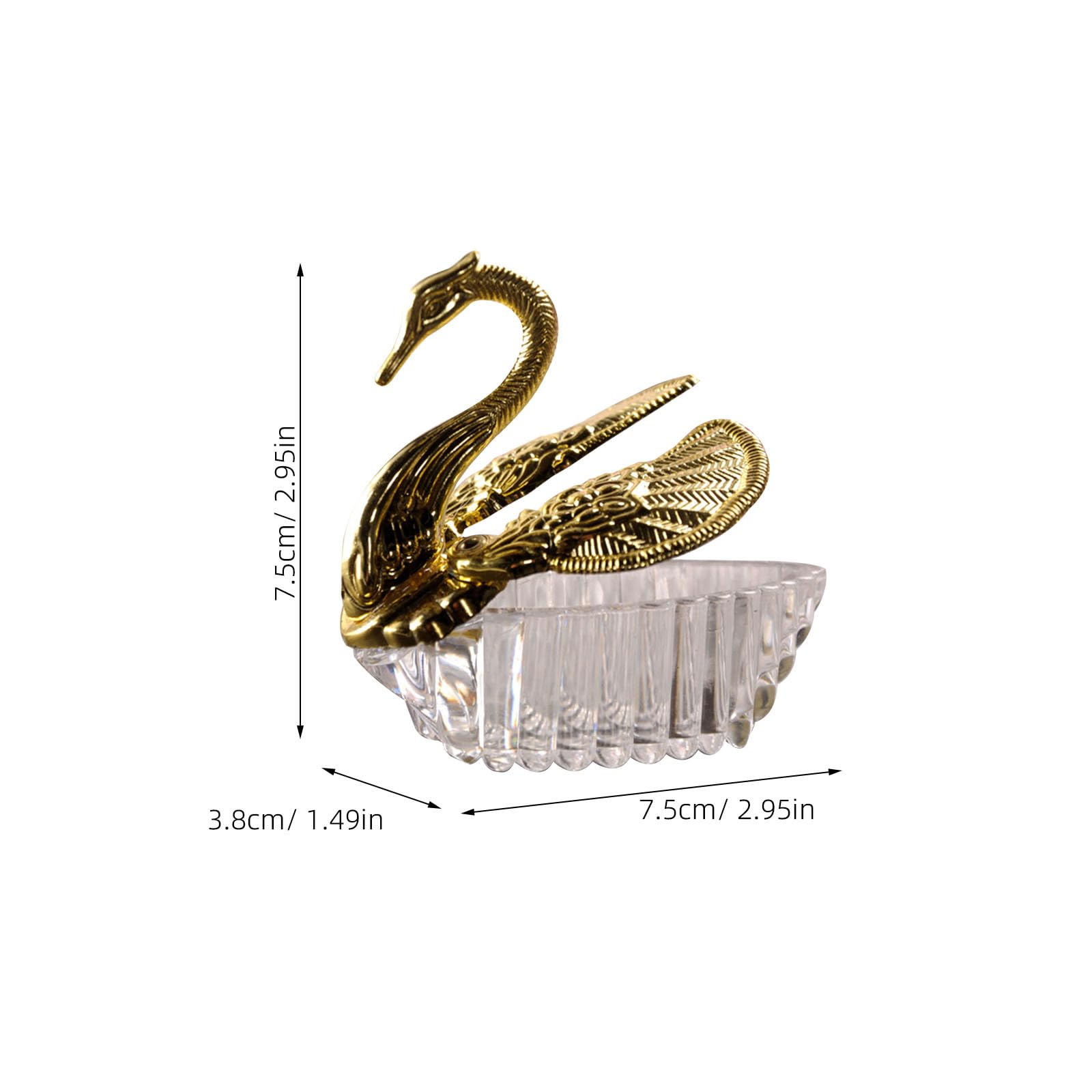 GANAZONO Kleine Geschenke für Hochzeit 24 Stück Europäische Stil Bonbonieren aus Acryl mit Feiner Verarbeitung und Einzigartiger Form als Aufbewahrungsbox für Süßigkeiten bei Hochzeiten