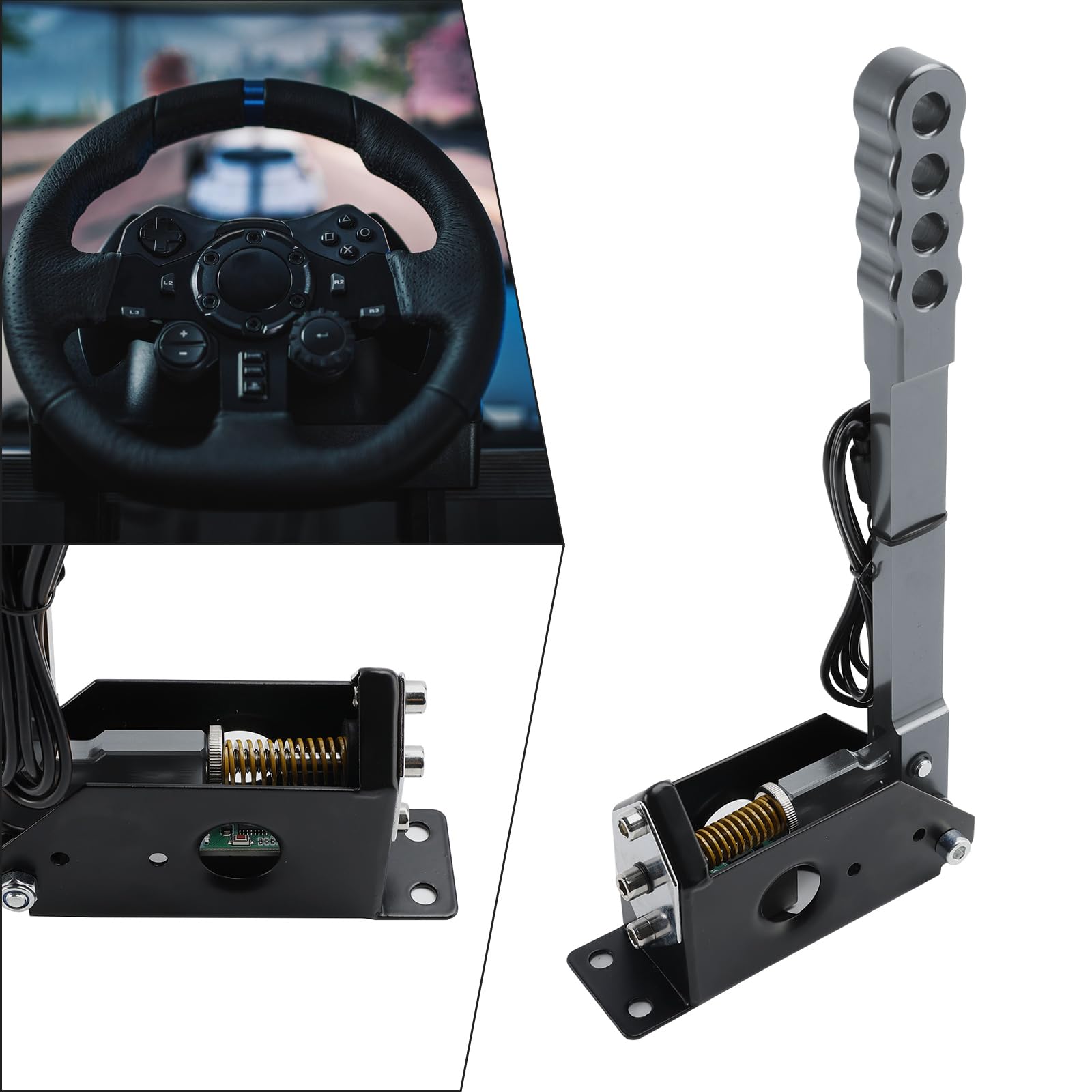 サイドブレーキ　ハンドブレーキ　g29 g27 シュミレーター Amazon | PC USB ハンドブレーキ リニアハンドブレーキを