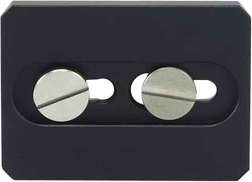 Miniatura 4 de Haoge HQR-SC-N Placa de liberación rápida para cámara Sachtler Video DV 8/100, DV10 3+3, DV10 5+5, FSB6T, FSB8T, FSB-10T Cabezal fluido trípode