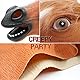 CreepyParty Pferdemaske Halloween Kostüm Party Tierkopf Latex Maske Braun Pferd