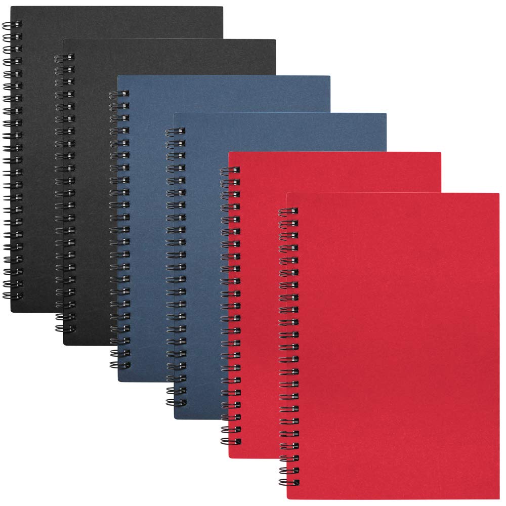 Buy GRT Spiral s 6 Pcs A5 Steno Notepad Bulk 50 Sheets/pack 300 Sheets