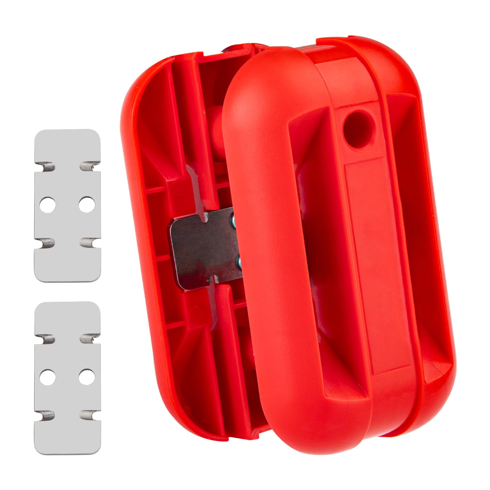 MaxxGeek Edge Banding Trimmer with Two Replacement Tungsten Carbide Blades, Edge Trimmer for All Directions, Edge Band Trimmer Woodworking Deburring