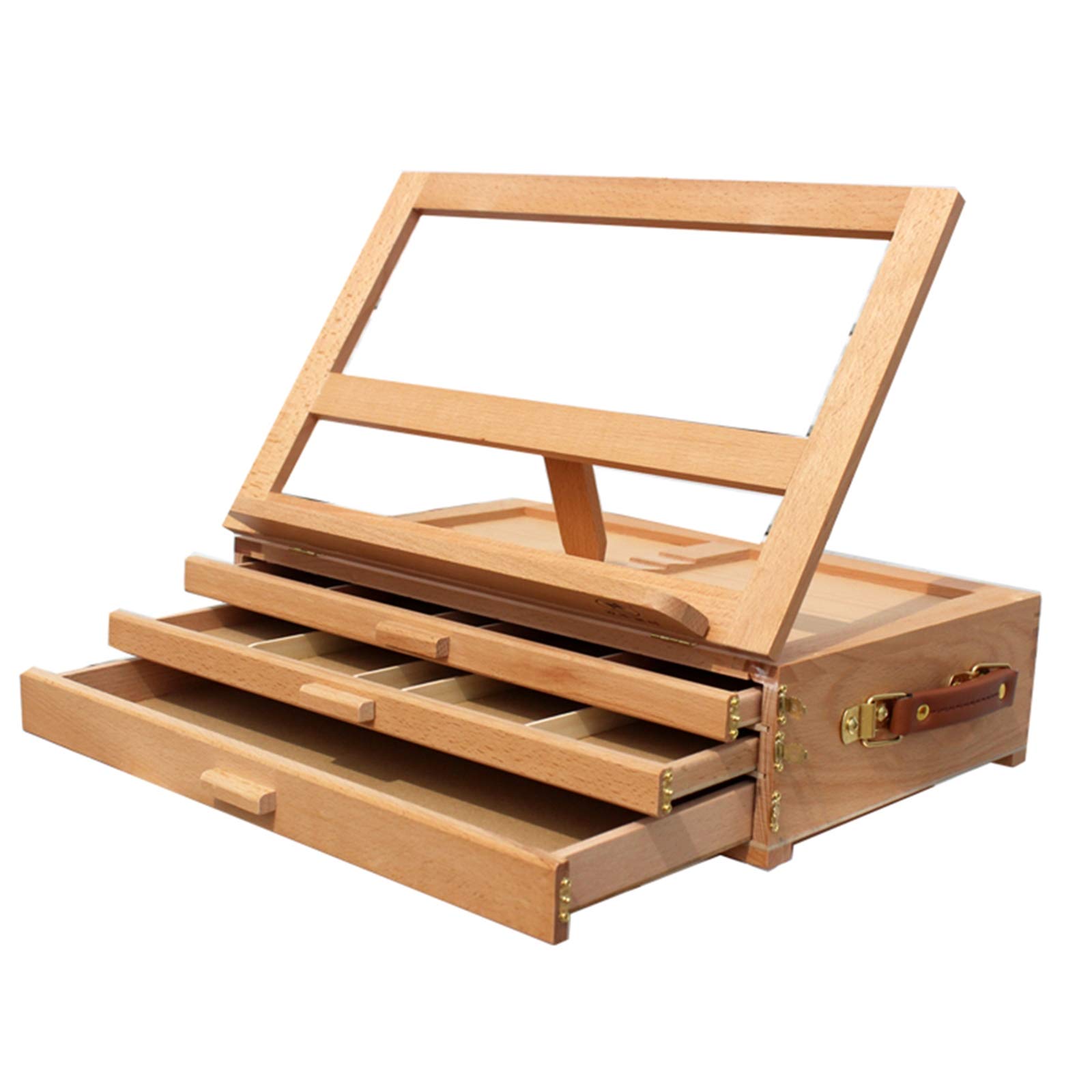 Gesboole Tabletop Easel – Adjustable Beech Wood Art Easel With Storage For Artists - View #8