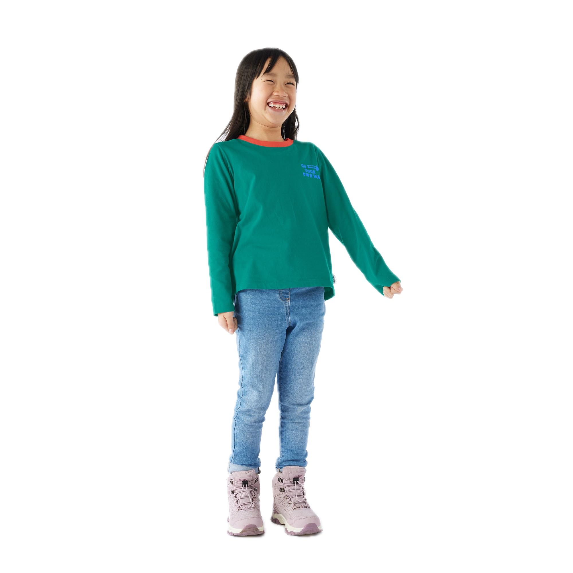 TOG24 Ryeland Shaun the Sheep Long Sleeve T-Shirt - Kids Green - 4-5 Years