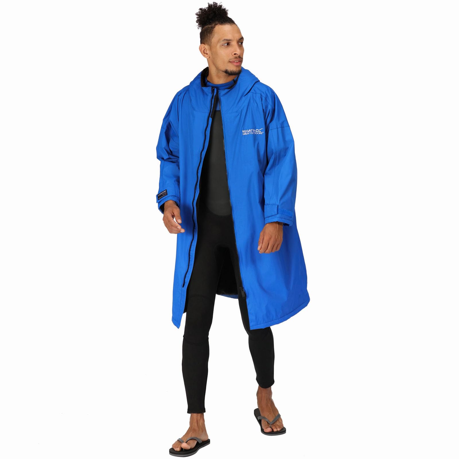 Regatta Mens Waterproof Robe Adults Oxford Blue XS