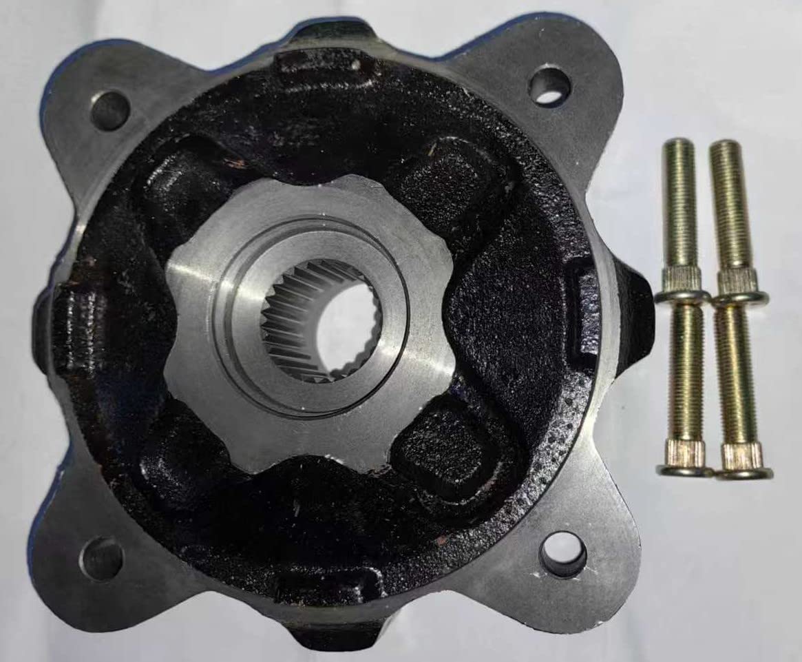 Front Left or Right Wheel Hub with Studs Replacement for 5137127-067 Polaris Ranger 500 2009-2010, Ranger 800 4X4 6X6 2010, RZR 4 800 2010-2011 UTVs