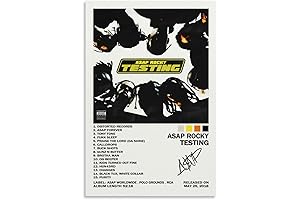 UTOYA Testing Poster ASAP Rocky LP Cover Painting