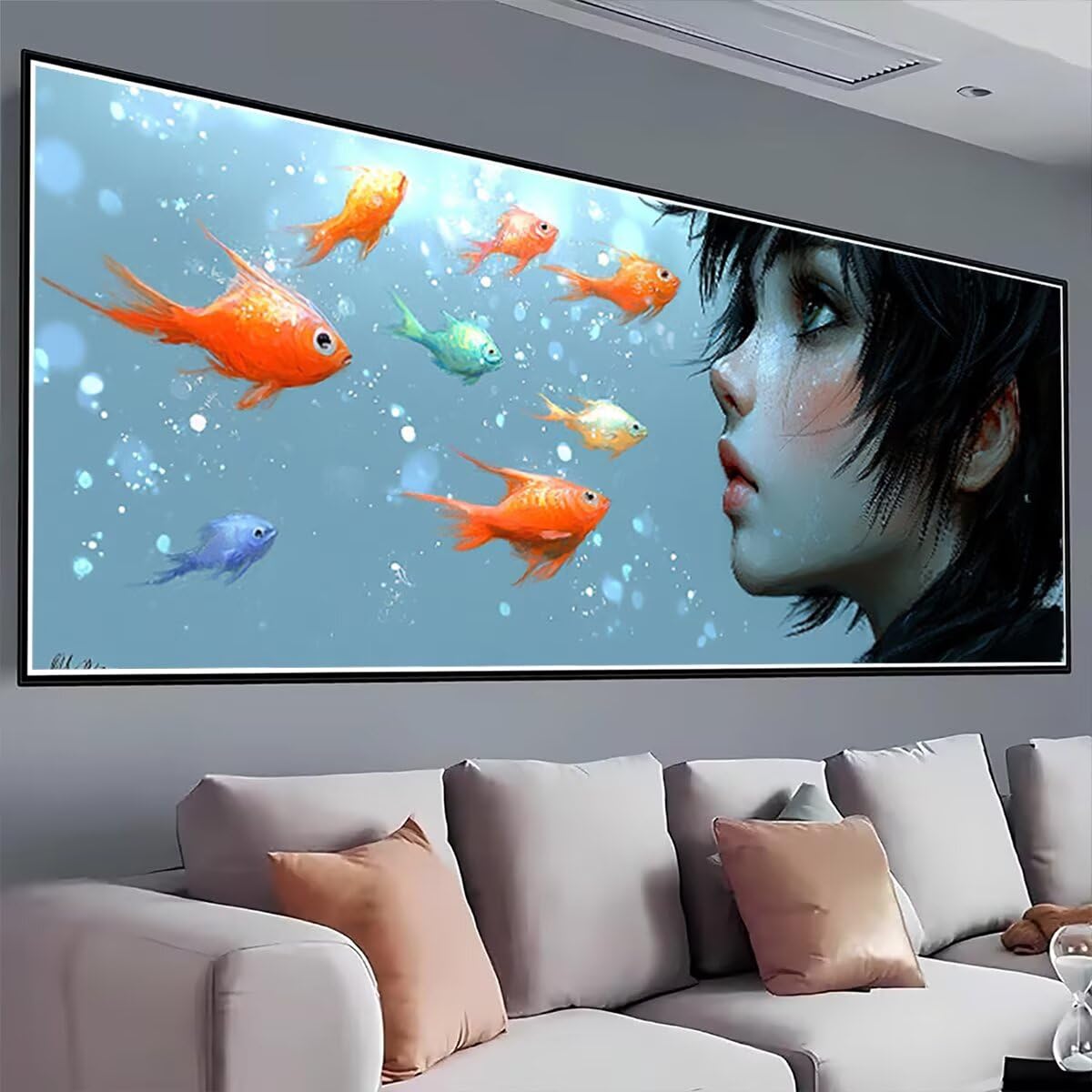 Diamond Painting Adulti, Diamond Painting Animato 50x130cm, Regalo -1356
