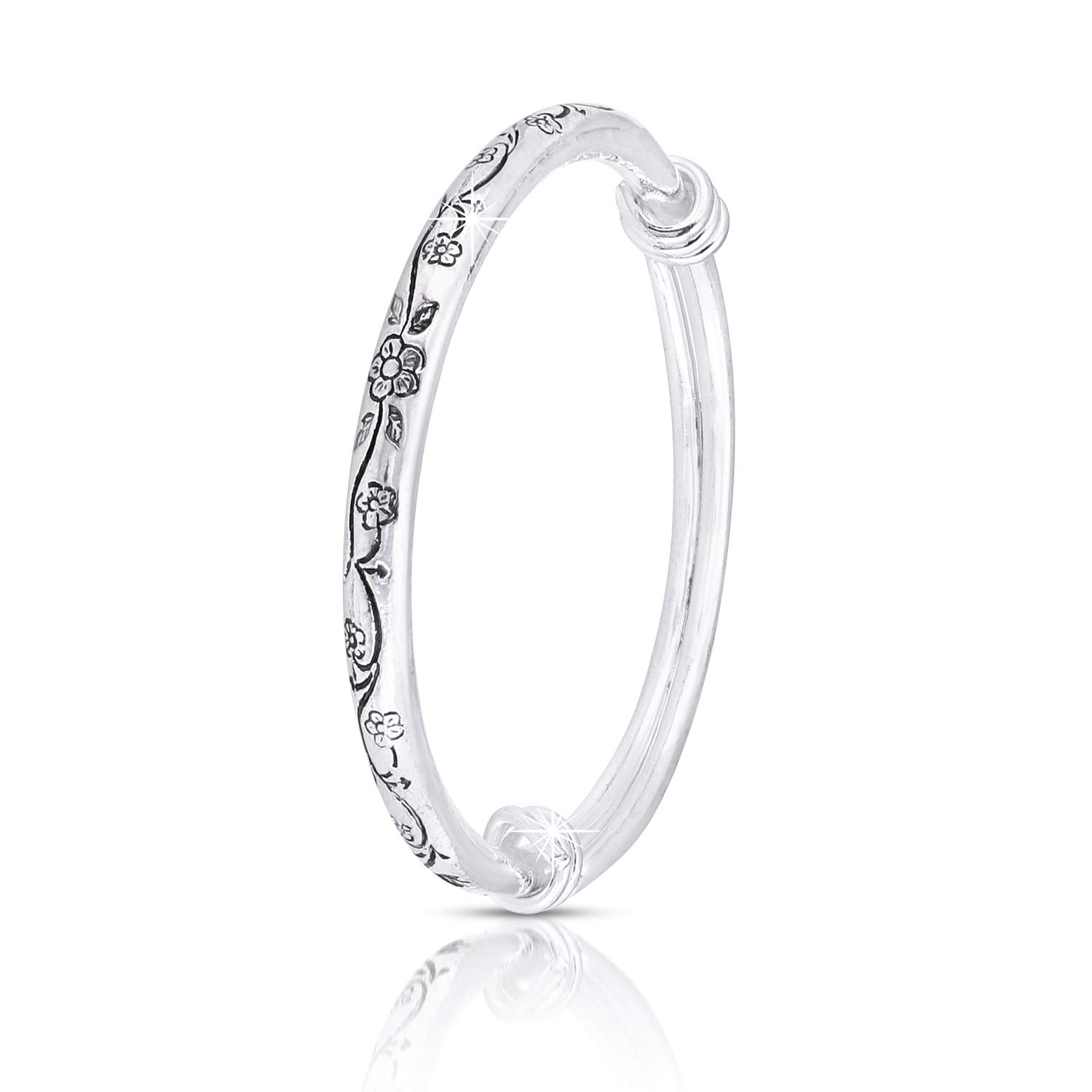 Yellow Chimes Bracelet for Women and Girls Fashion Silver Kadaa Bracelets for Women | Silver Toned Antique Design Crafted Bangle Bracelet | Birthday Gift For Girls and Women (B07XZCHKSL) Amazon Price History, Amazon Price Tracker