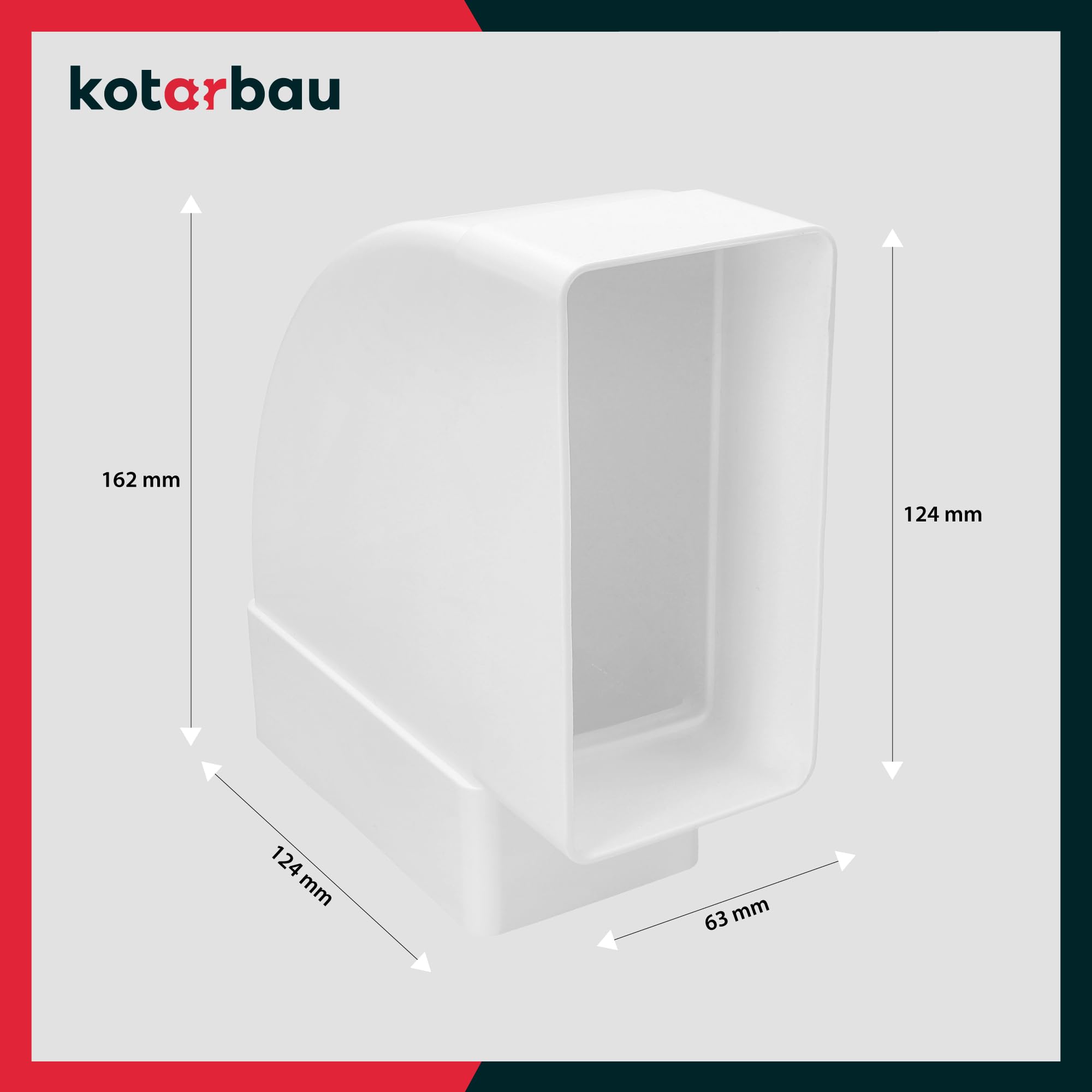 Geberit 388350291 Raccord Coudé En PVC Pour WC Horizontal DN 90/100