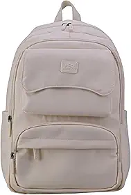 Mochila Olympikus Sportstyle off white branca casual grande feminina