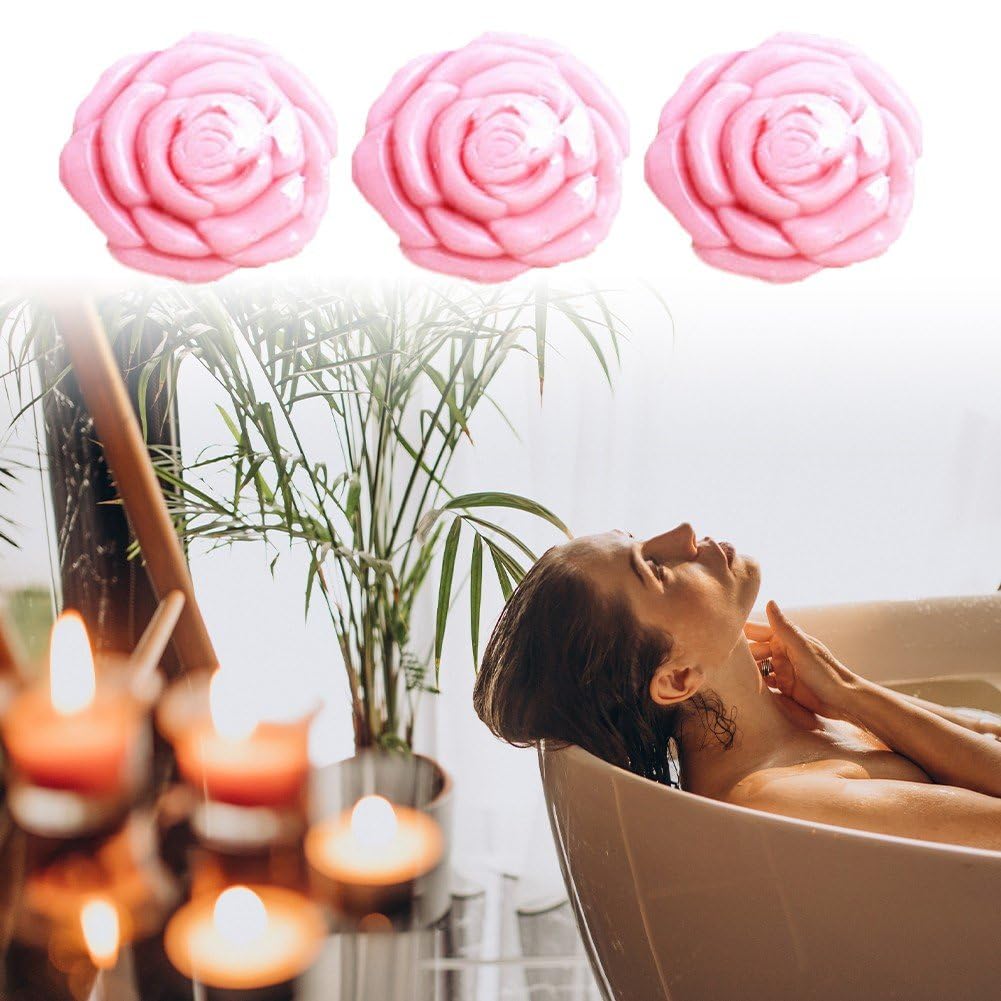 Cute Mini Rose Soap 5 Pack Handmade Rose Soap Fragrance Scented