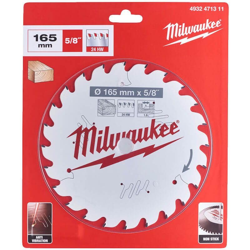 Milwaukee 4932471311 Scheibe P W 165 x 15,87 x 1,6 x 24 Atb