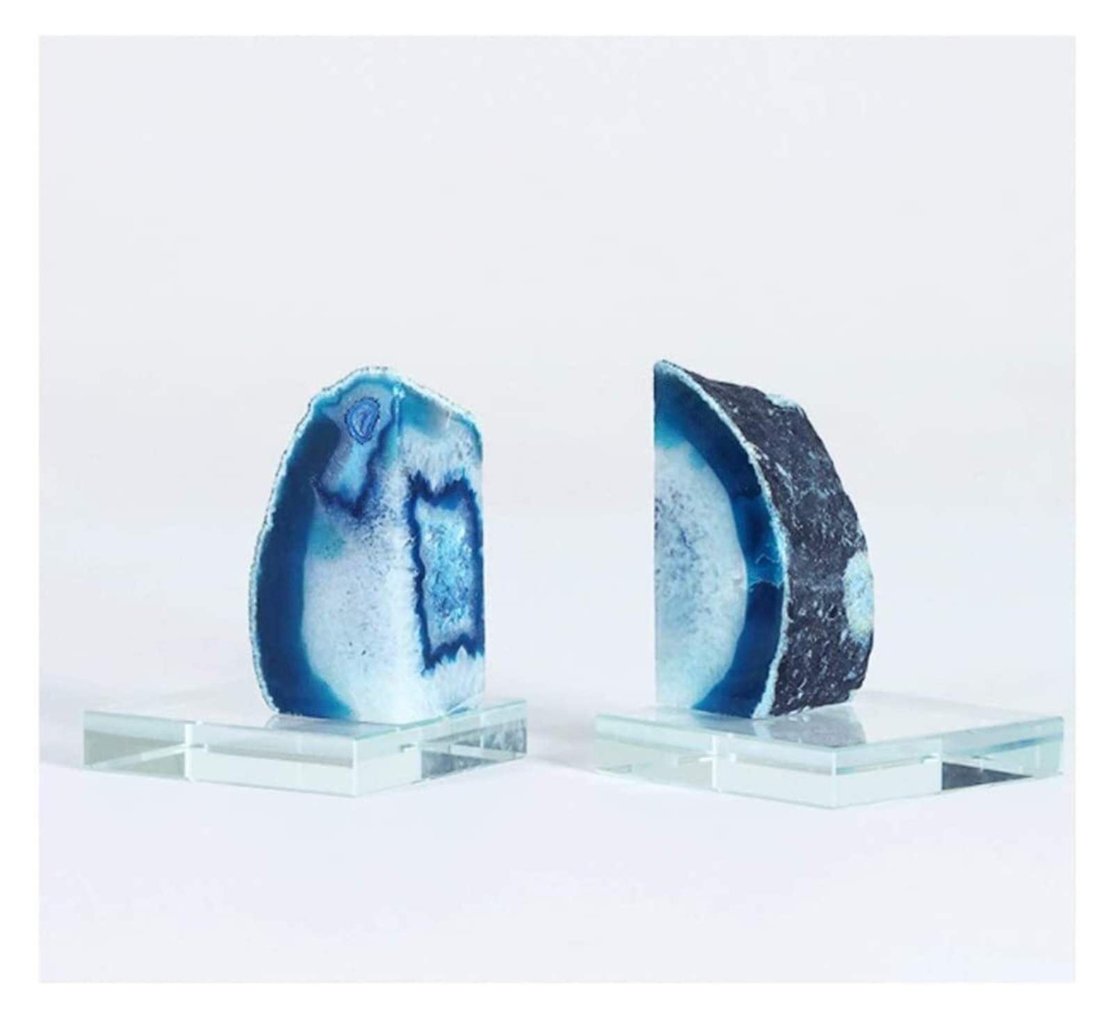 Amazon.co.jp: オフィス用ブックエンド Heavy Books 天然メノウ