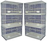 YML Small Breeding Cages, Pack of 6, White