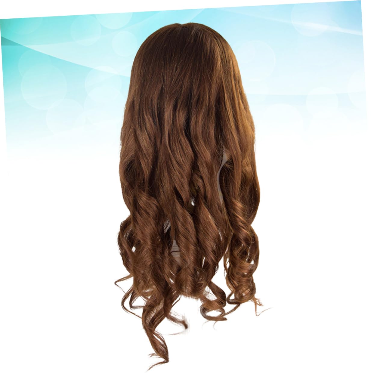 Ipetboom Human Hair Mannequin Head Hairdressing Practice Tool with Wig Head Rack