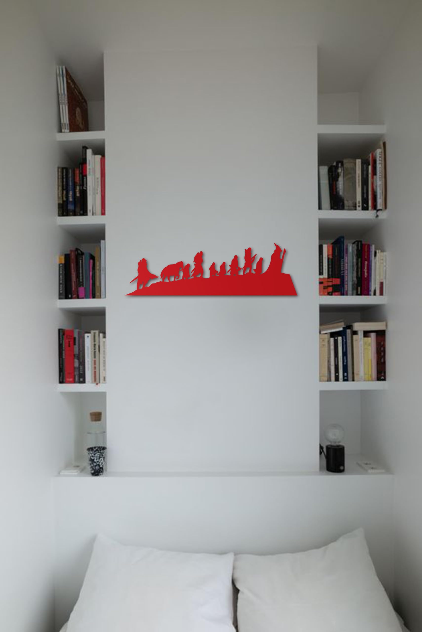 NORTH KAISER Lord Of The Rings metalen muurkunst, LOTR wanddecoratie