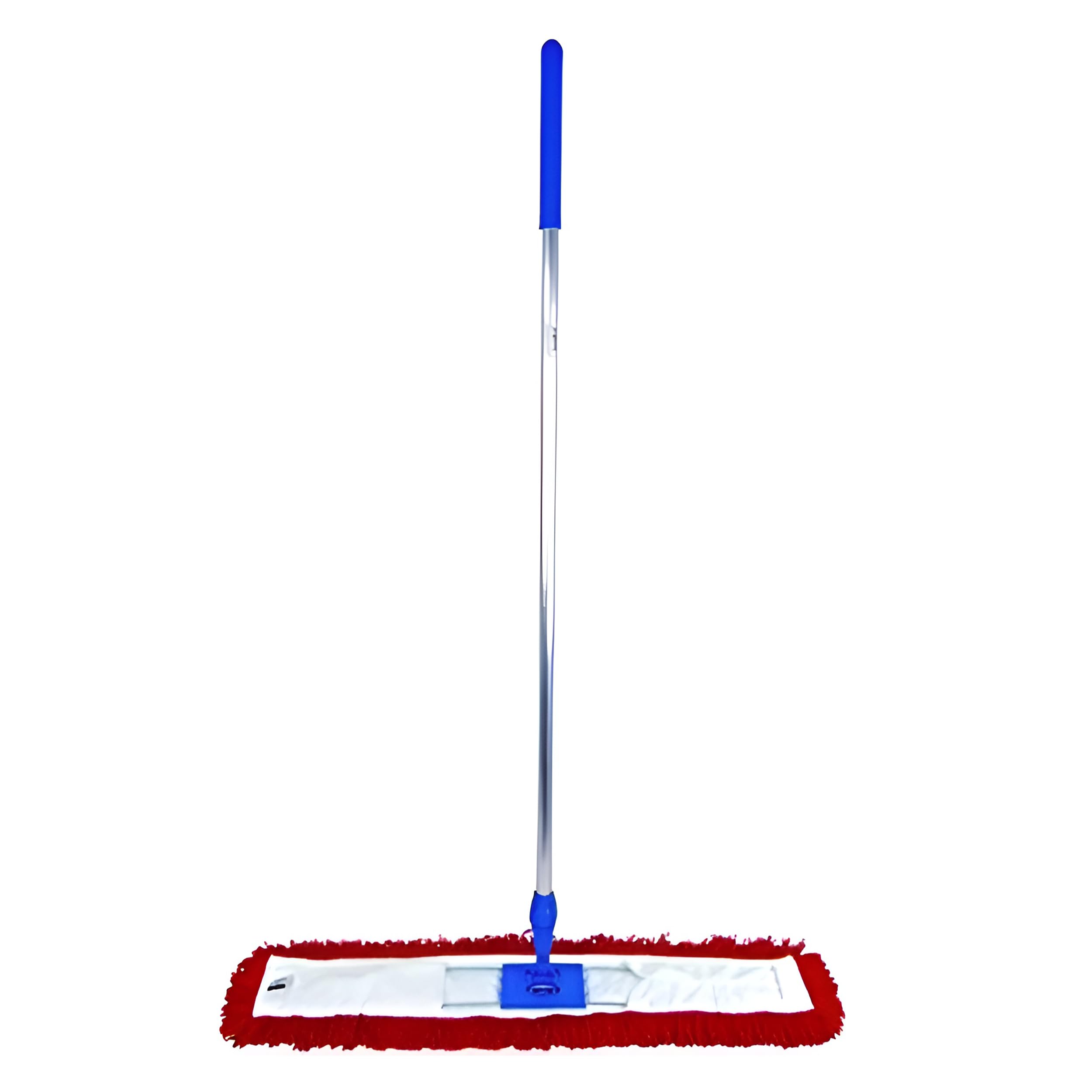 Abbey 80cm Flat Mop for Floor Cleaning - Heavy Duty Commercial Red Sweeper Mop Kit with Handle and Frame - Floor Dusters for Wooden Floors and Hard Floors