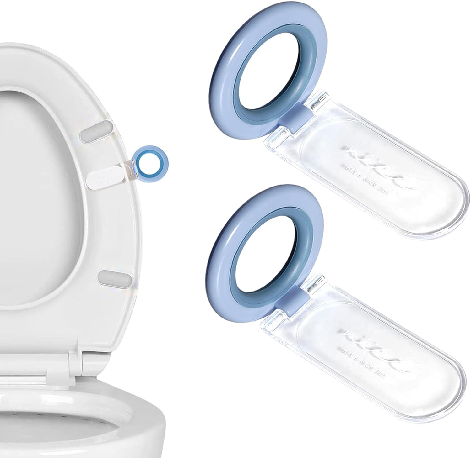 BITTZOOT Toilet Seat Handle, Toilet Lid Lifter,Self-Adhesive Toilet Seat Holder With Double Tape Toilet Seat Lifter Handle Clip Water Closet Toilet Lifter Avoid Direct Contact With Cover&Seat (2) (B0CPVQCPQQ) Amazon Price History, Amazon Price Tracker