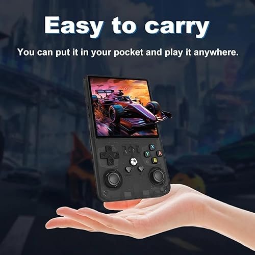 Miniatura 8 de Consola de juegos portátil retro R36MAX  Más de 18,000 juegos clásicos, pantalla IPS de 4.0 pulgadas, sistema Linux, almacenamiento de 64 GB, tu