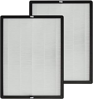 PUREBURG Replacement True HEPA Filter Compatible with TaoTronics TT-AP007 Air Purifier,H13 4-Stage Filtration High-efficiency Activated carbon Air Clean Dust VOCs 2-IN-1,2-Pack